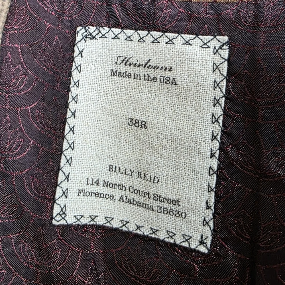 Billy Reid Camel Hair Suit Coat Heirloom Sport Jacket Blazer